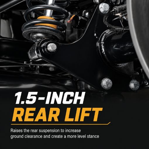 Motorcycle 1.5" Rear Suspension Lift Leveling Bracket Kit For Her