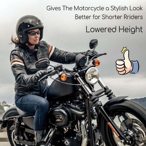 Motorcycle 2-Inch Lowering Blocks Kit For Her