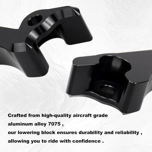 Motorcycle 2-Inch Lowering Blocks Kit For Her