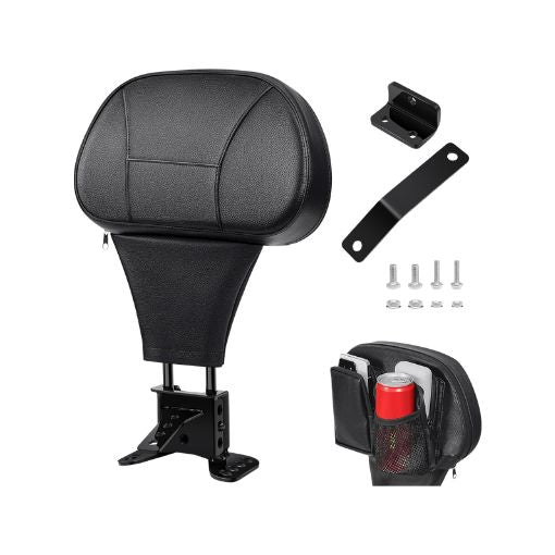 Adjustable Detachable Plug-in Rider Back Rest For Her
