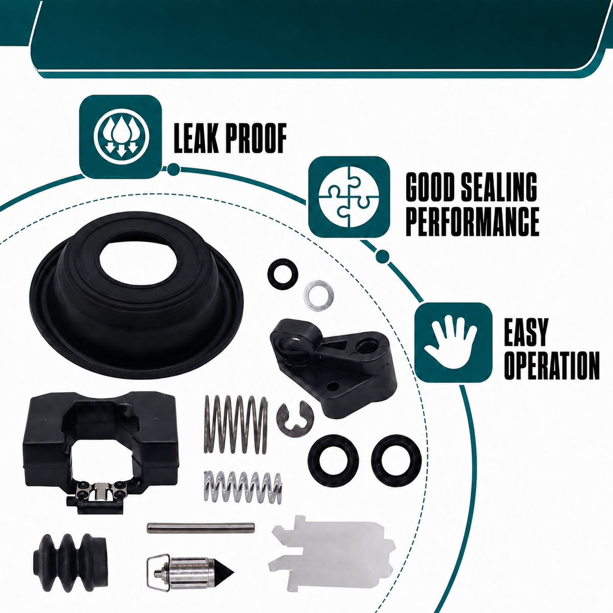 Motorcycle CV40 Carburetor Rebuild Kit For Her