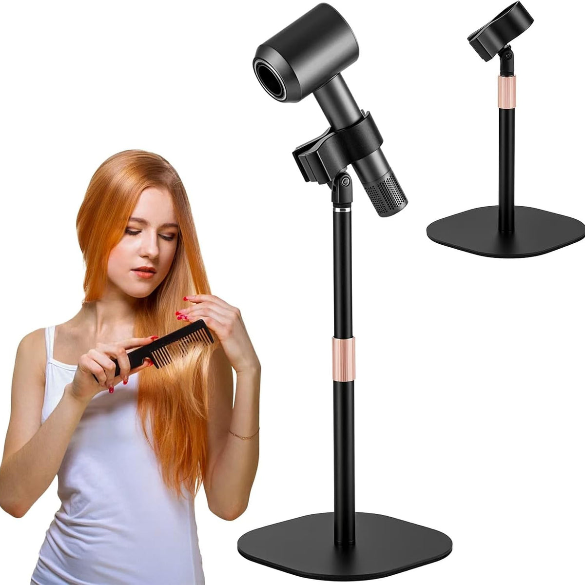Hands-Free Adjustable Hair Dryer Stand