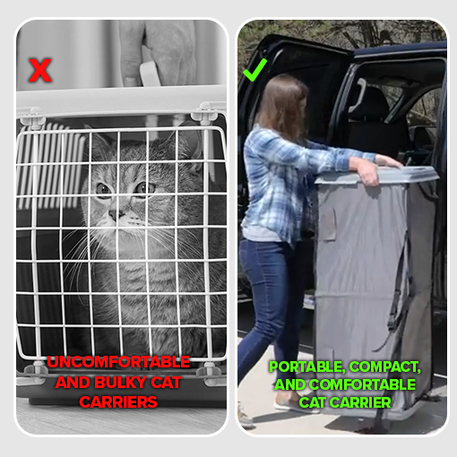 Large Portable Cat Cage Kennel