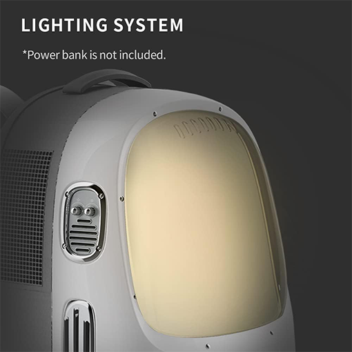 Cat Backpack Carrier with Inbuilt Fan & Light