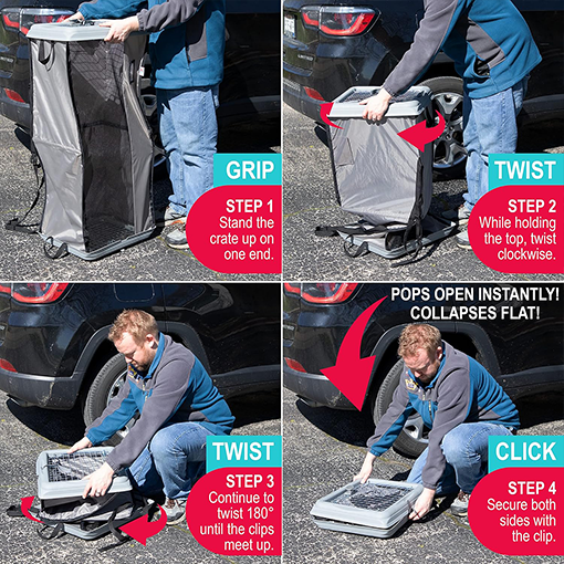 Large Portable Cat Cage Kennel