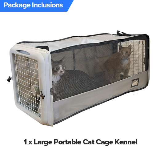 Large Portable Cat Cage Kennel