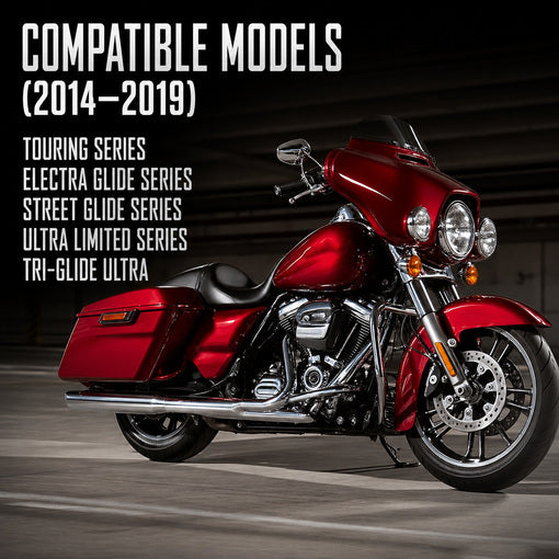 2014-2019 Motorcycle Chrome-Finish Dashboard Kit For Her