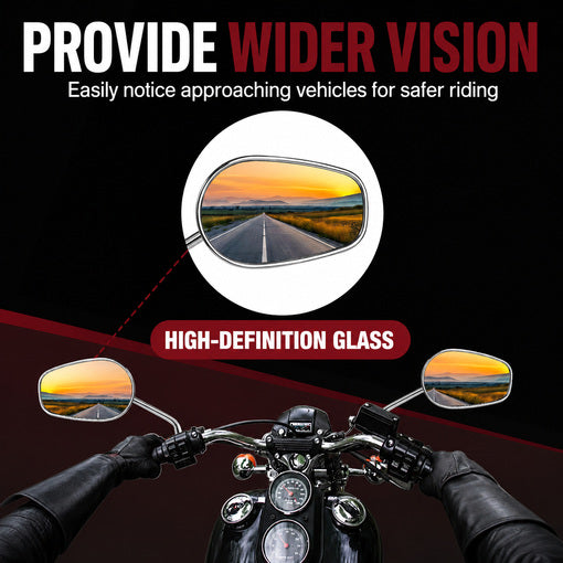 Motorcycle Side Mirror Stem Height Extender For Her