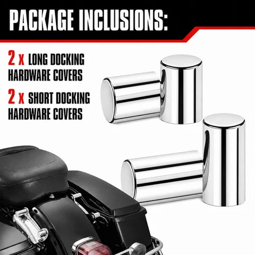 Motorcycle Magnetic Detachable Docking Hardware Covers Kit For Her