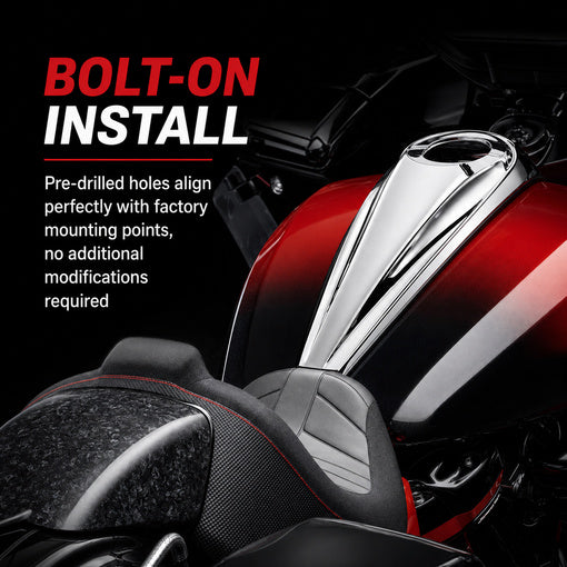 Motorcycle Smooth Dash Console with Pop-Up Gas Cap For Her