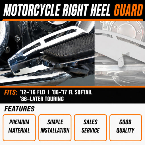 Motorcycle Right-side Rider Footboard Heel Guard For Her