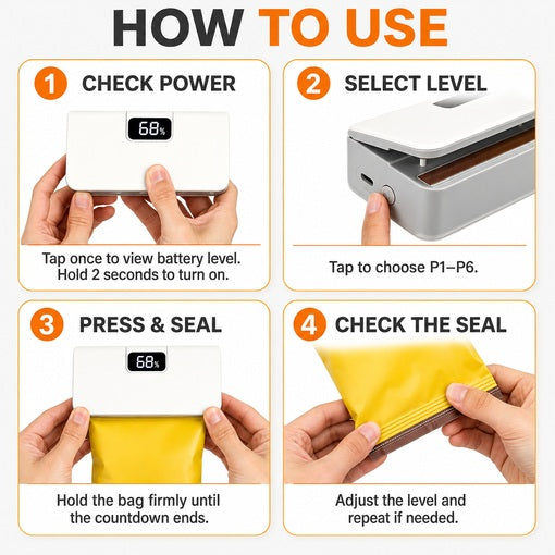 Rechargeable Mini Heat Sealer