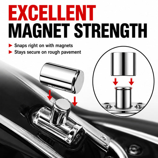 4-Pack Motorcycle Magnetic Detachable Docking Hardware Cover for Her