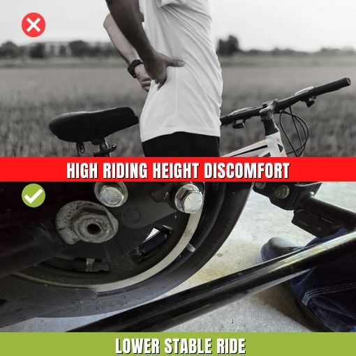 Motorcycle 1"-3" Rear Adjustable Slam Lowering Kit For Her