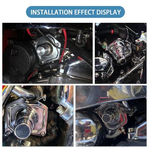 Easy Motorcycle Solenoid Cover Push Button Starter For Her