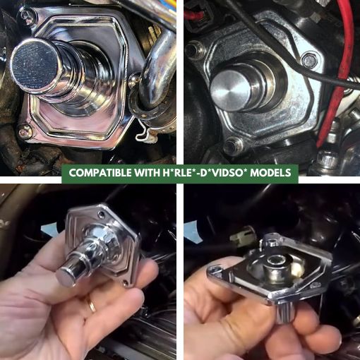 Easy Motorcycle Solenoid Cover Push Button Starter For Her