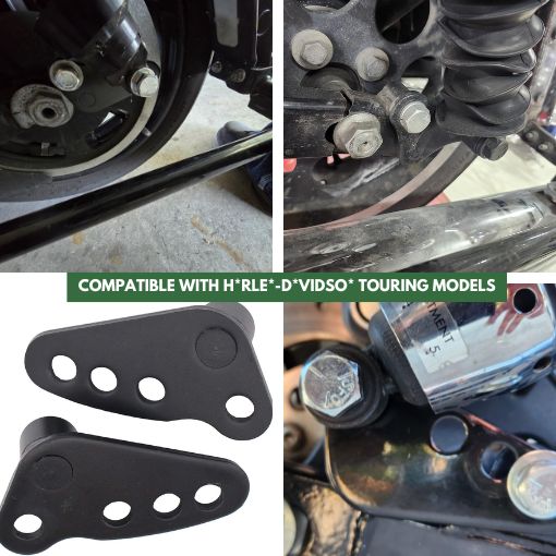 Motorcycle 1"-3" Rear Adjustable Slam Lowering Kit For Her