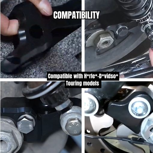 Motorcycle 2-Inch Lowering Blocks Kit For Her