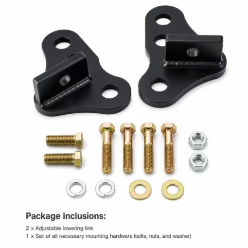 Motorcycle 1-2 Inch Adjustable Lowering Link Kit For Her