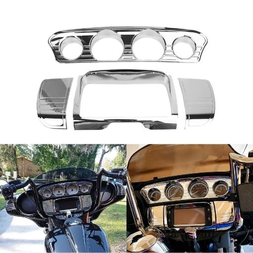 2014-2019 Motorcycle Chrome-Finish Dashboard Kit For Her