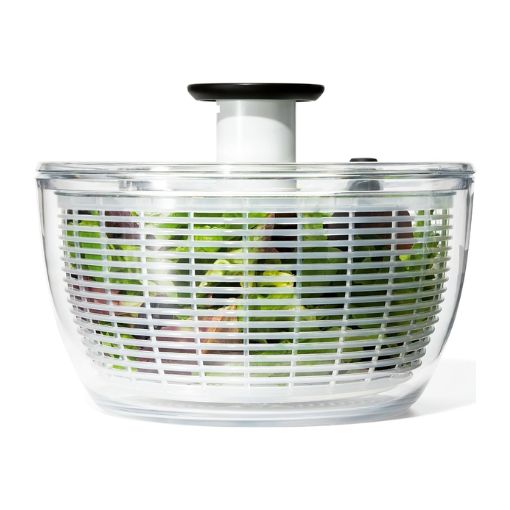 Large One-Touch Pump-Action Salad Spinner