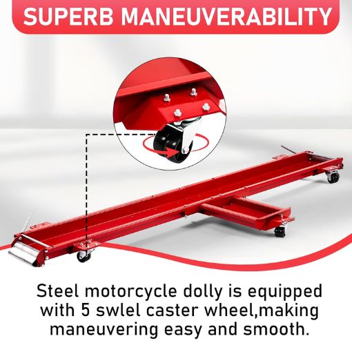 1250 lbs Heavy Duty Motorcycle Dolly For Her