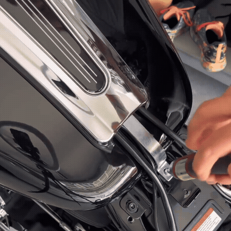 Motorcycle Smooth Dash Console with Pop-Up Gas Cap For Her