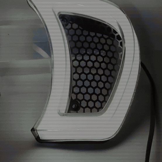 Motorcycle LED Headlight Vent Accent Turn Signal Lights for Her