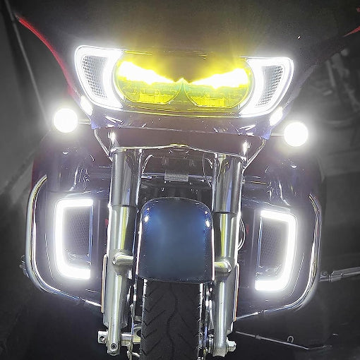 Motorcycle Headlight Vent Accent Turn Signal For Her