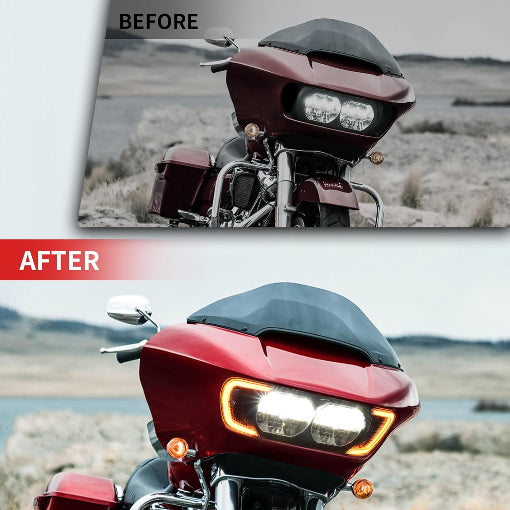 Motorcycle Headlight Vent Accent Turn Signal For Her