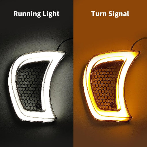 Motorcycle Headlight Vent Accent Turn Signal For Her