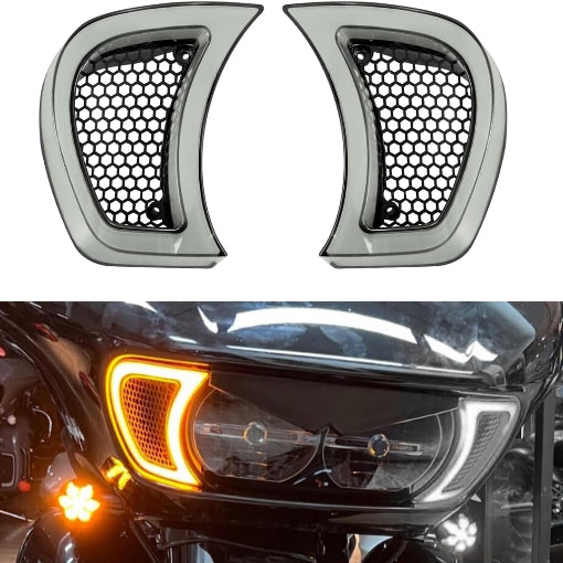 Motorcycle Headlight Vent Accent Turn Signal For Her
