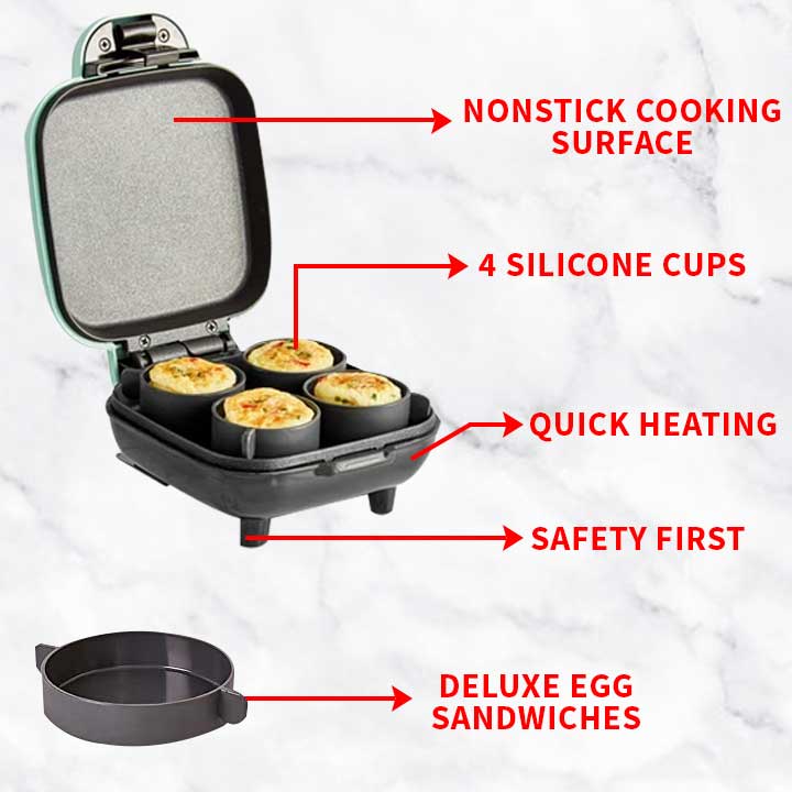 Quick & Easy Egg Bite Snack Maker