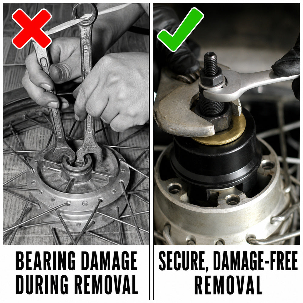 Motorcycle Wheel Bearing Removal and Installation Kit for Her