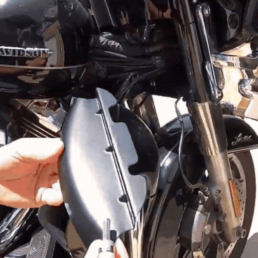 Motorcycle Lower Triple Tree Wind Deflector For Her