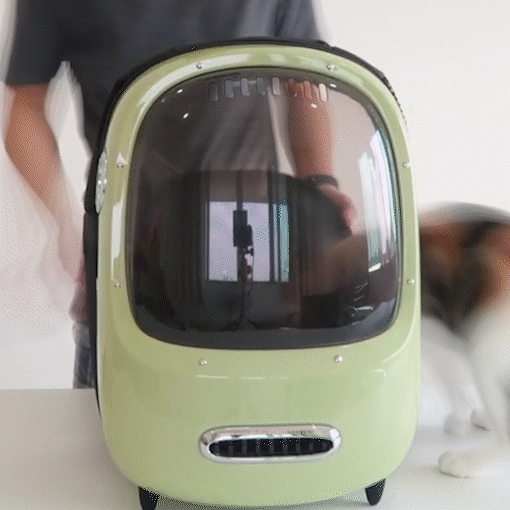Cat Backpack Carrier with Inbuilt Fan & Light